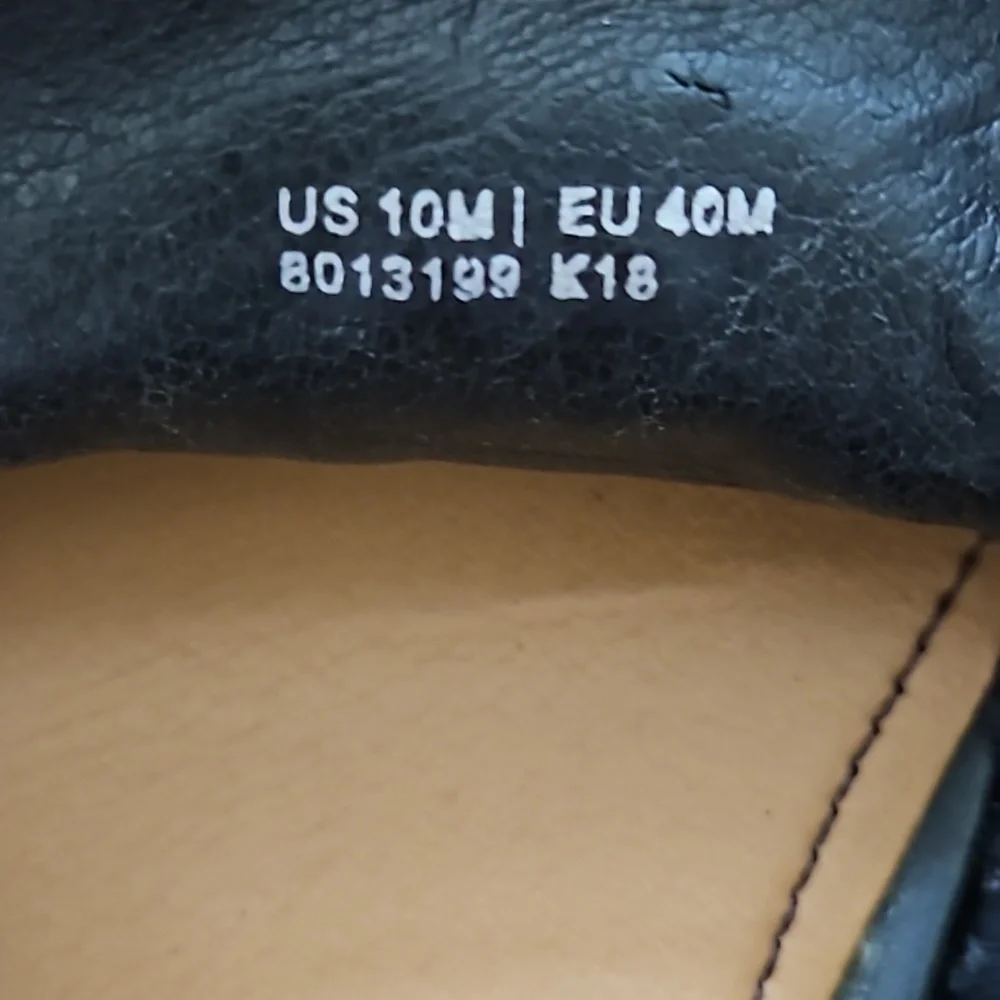 Patricia Nash Francesca black perforated tassel loafers-10 - Picture 6 of 11